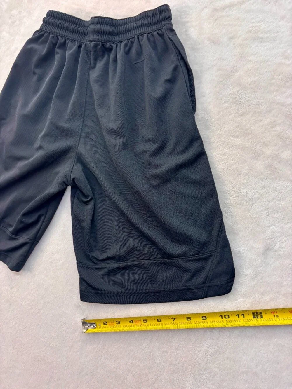 Nike Boy's Black Athletic Shorts --- Size: Small --- Good Condition